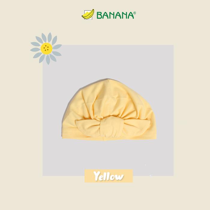 Gambar BANANA Turban Bayi Ikat 40's spandeks - Kuning dari BANANA Official Store Kota Administrasi Jakarta Timur Tokopedia