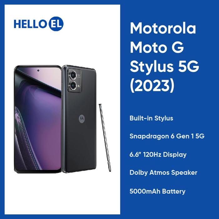 Gambar Motorola Moto G Stylus 5G 2023 6/256GB 50MP Android Smartphone - Hitam dari Hello El Official undefined Tokopedia