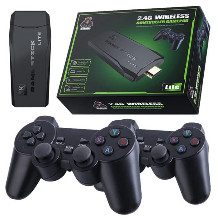 Gambar Game stick 4k Game Console Wireless HDMI TV Retro Video Gamepad dari ndyprie shop undefined Tokopedia