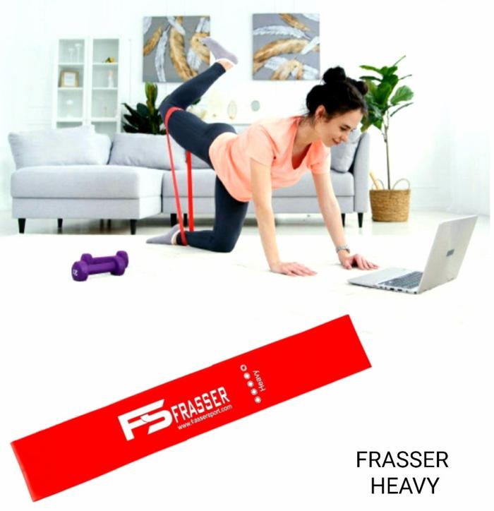 Gambar Frasser rsistance band set 11 in 1 fitness gym stretching pilates yoga - heavy dari Frasser undefined Tokopedia