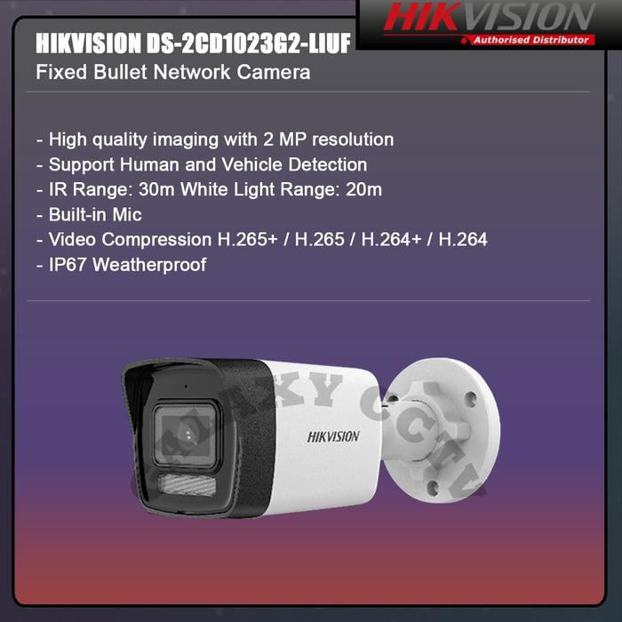 Hik Vision Hikvision Wifi Cube Camera Hikvision DS-2CD2432F-IW 3MP