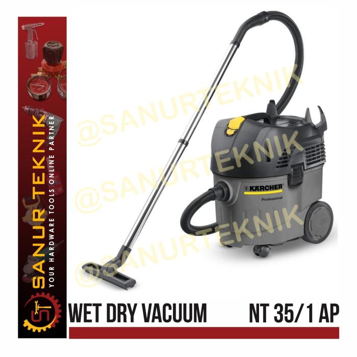 Gambar KARCHER NT35 NT 35/1 TACT Wet Dry Vacuum Cleaner 1380W 35L dari Styaguna Cleaning undefined Tokopedia