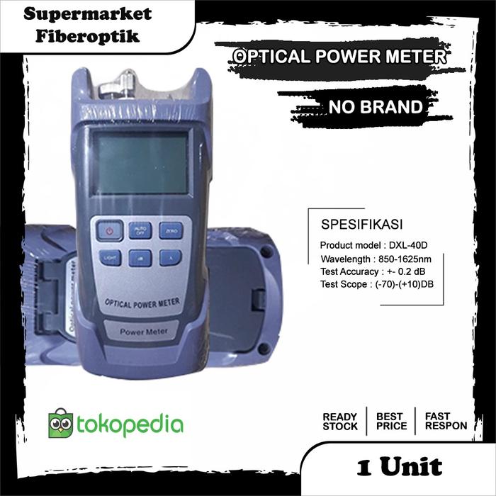 Gambar Fiber Optik OPM FO Optical Power Meter Alat Ukur Redaman Kabel Fiber - OPM NoBrand dari Supermarket Fiberoptik undefined Tokopedia