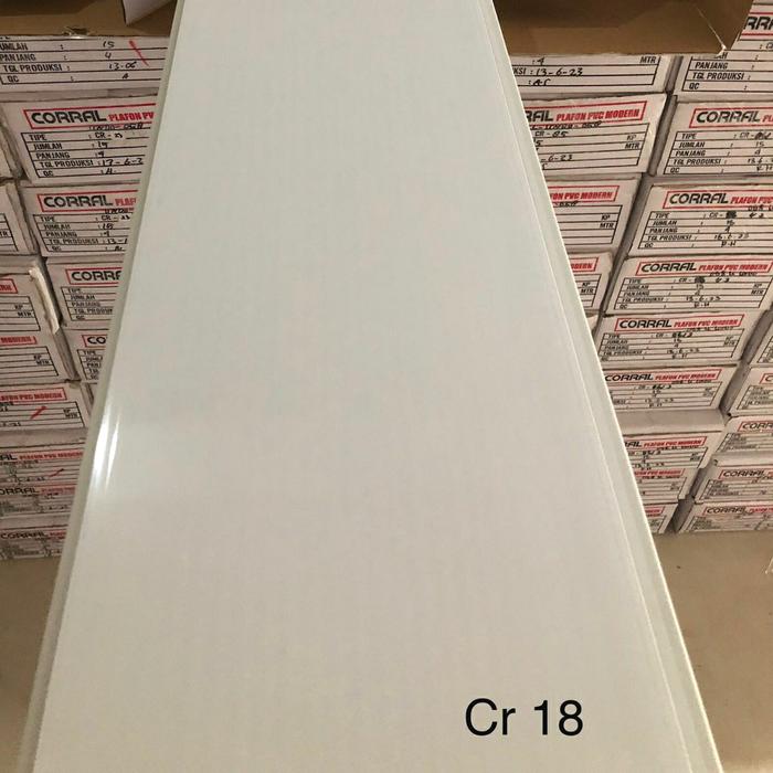 Gambar plafond pvc murah dan berbagai motif - putih polos, 6m dari Cahaya Alam Perkasa undefined Tokopedia