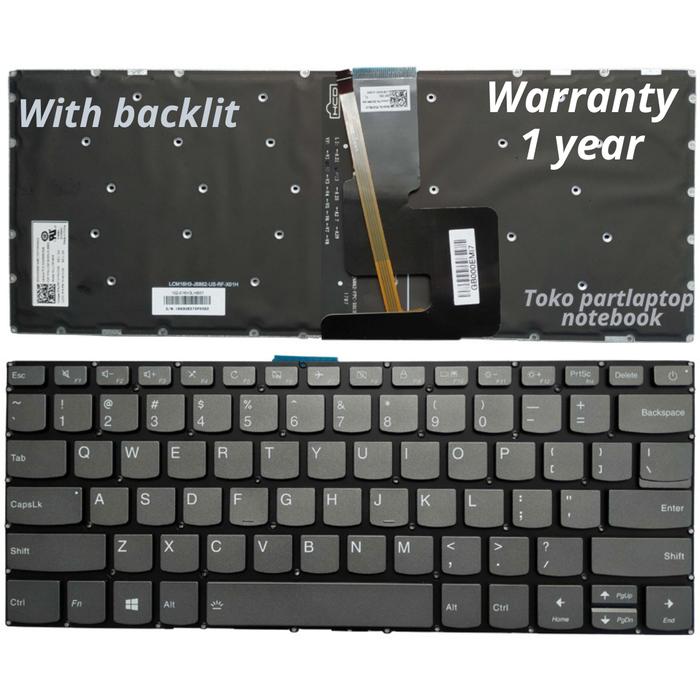 Gambar Keyboard Lenovo V14-IIL - original product - Backlit dari Toko Partlaptop undefined Tokopedia