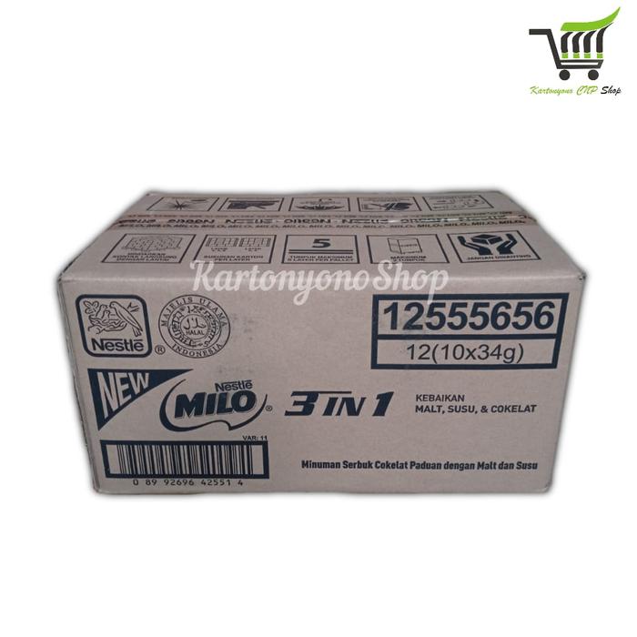 Gambar Milo Susu Milo Activ-Go 3in1 Sachet Per Dus isi 12 lembar dari Kartonyono.CNP Shop undefined Tokopedia