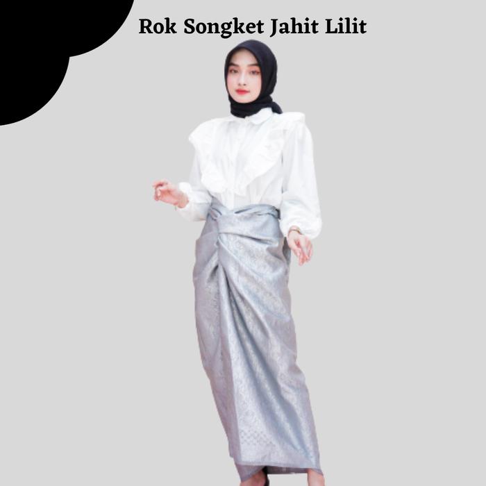 Gambar Upah Jahit Kain Songket & Jumputan Berbagai Macam Model Khas Palembang - Jahit Span dari Songket VR Textile undefined 4 Tokopedia