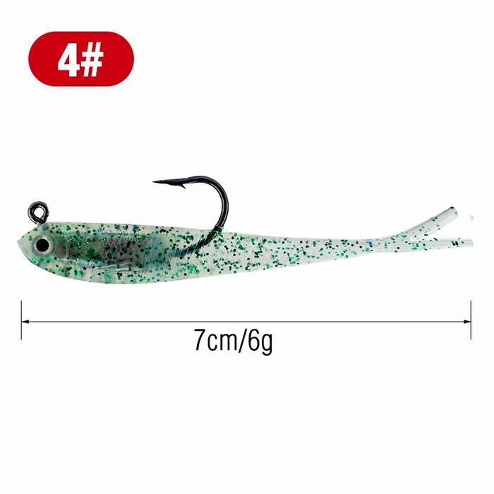 Gambar Umpan Wobbler Shad Bentuk Ikan teri Hidup Lembut Size 6.5gram / 75 mm - Hijau, 1 Pcs dari BestFishing99 undefined Tokopedia
