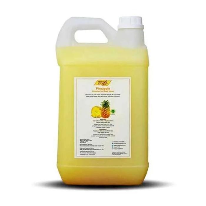 Gambar TOZA JUICE FRUIT 5 LITER | TOZA JUS BUAH 5L SIAP MINUM - PINEAPPLE dari Horeca Bandung undefined Tokopedia