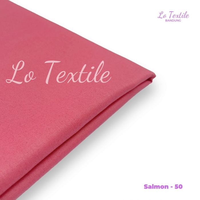Gambar Kain Katun Toyobo Fodu 0.5 Meter - Warna Lengkap Bahan Meteran - Salmon-50 dari Lo Textile Bandung undefined Tokopedia