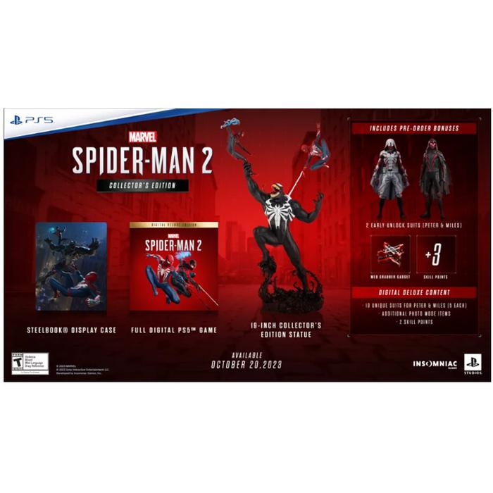 Gambar Sony PS5 Marvel’s Spiderman 2 Spiderman 2 Playstation 5 PS5 - Collector dari Sony Center Official undefined Tokopedia