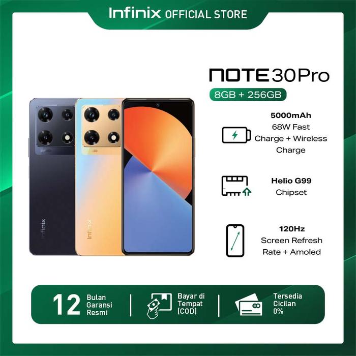 Gambar Infinix Note 30 PRO 8/256GB -Up To 16GB- 108MP - 8/256 Garansi Resmi dari Infinix Indonesia undefined Tokopedia