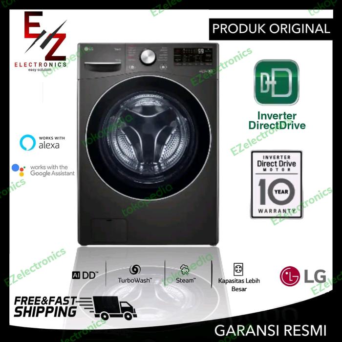 Gambar LG FV1414H2BA Mesin Cuci Front Loading 14Kg Dryer 8Kg FV1414 Inverter dari EZ Electronic Store_NEW undefined Tokopedia
