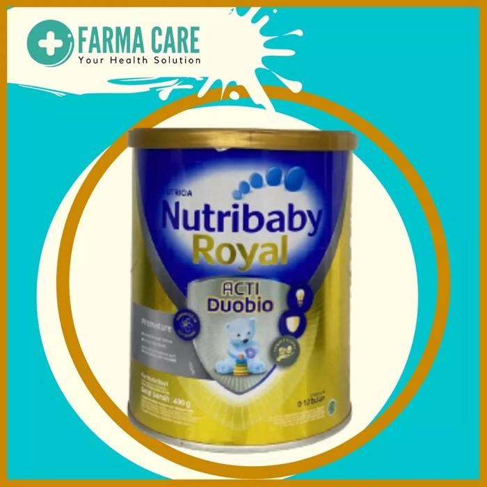 Gambar NUTRIBABY ROYAL ACTI DUOBIO PREMATURE 400G dari FARMA CARE undefined Tokopedia