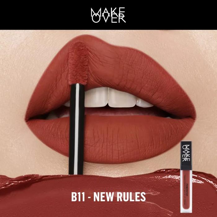 Gambar Make Over Powerstay Transferproof Matte Lip Cream 7g - B11 New Rules dari stand market undefined Tokopedia