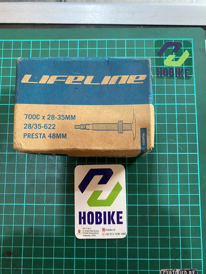 Gambar LifeLine Inner Tube Ban Dalam 700x28-35C 48mm,60mm Presta Valve - 48mm dari Hobike undefined Tokopedia