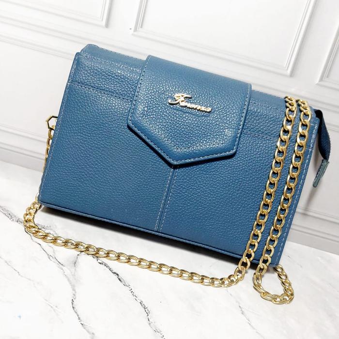 Gambar Fiorenza tas wanita kulit asli Meghan Slingbag genuine leather - Biru dari Fiorenza Bags undefined Tokopedia