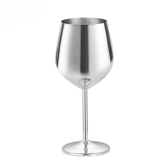 Gambar Gelas Wine Goblet Stainless Red Wine Glass Goblet Gelas Minum Wine - Perak dari Penny-Y undefined Tokopedia