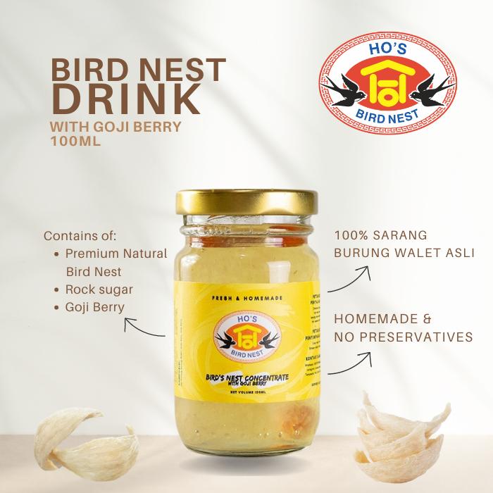 Gambar Minuman Sarang Burung Walet dengan Gula Batu / Goji Berry / Ginseng - Goji Berry dari Ho's Bird Nest undefined Tokopedia
