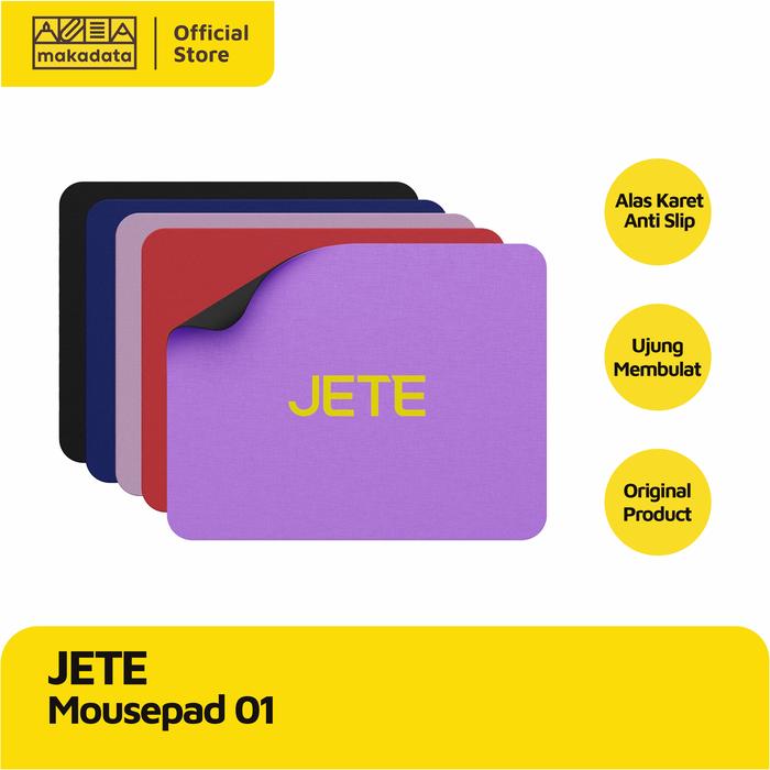 Gambar MOUSE PAD JETE 01 ANTI SLIP (1 PCS) MURAH - 01 Black dari Toko Alat Tulis Makadata undefined Tokopedia
