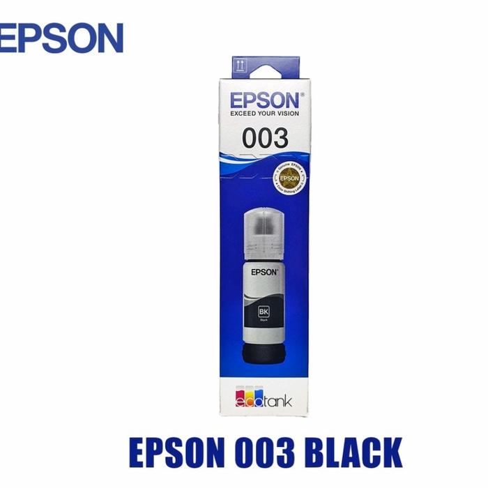Gambar Tinta Printer Epson T 003 / T003 Black/Cyan/Magenta/Yellow Original - BLACK dari BintangRayaKomputer undefined Tokopedia