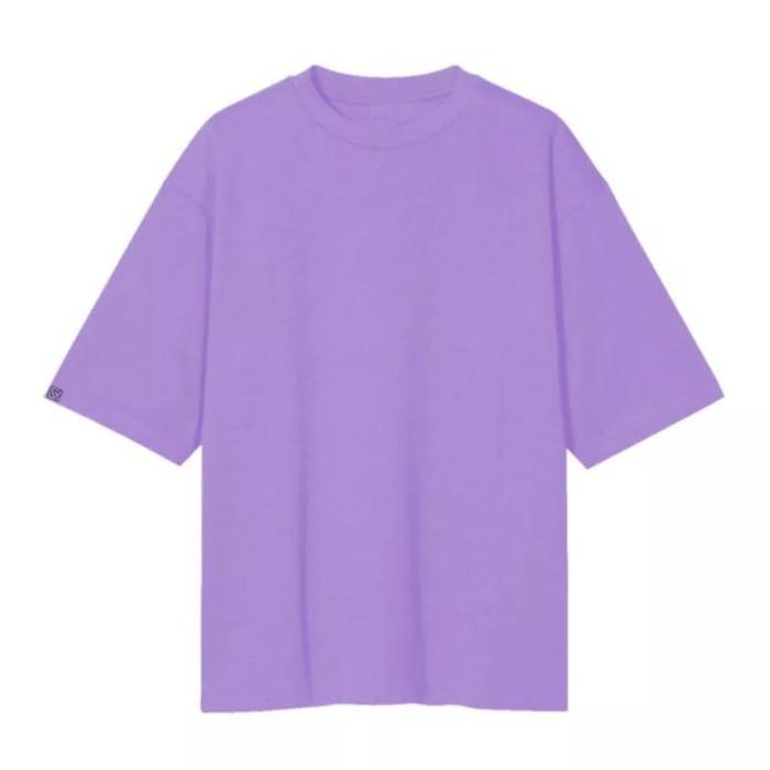 Gambar kaos polos warna ungu muda lengan pendek - Ungu Muda/LiLac, M dari JNOS.ID undefined Tokopedia