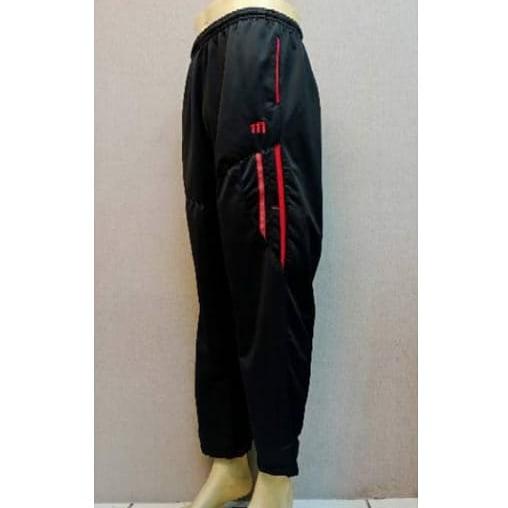 Gambar celana training TRIPLE ONE (TDC 118), bahan DIADORA SUPER - hitam / merah, L dari Naga Mas Sports undefined Tokopedia