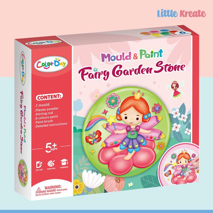 Gambar Mainan Edukasi Aktivitas Anak - Mould & Paint DIY Fridge Magnet - Garden Stone dari Little Kreate undefined Tokopedia