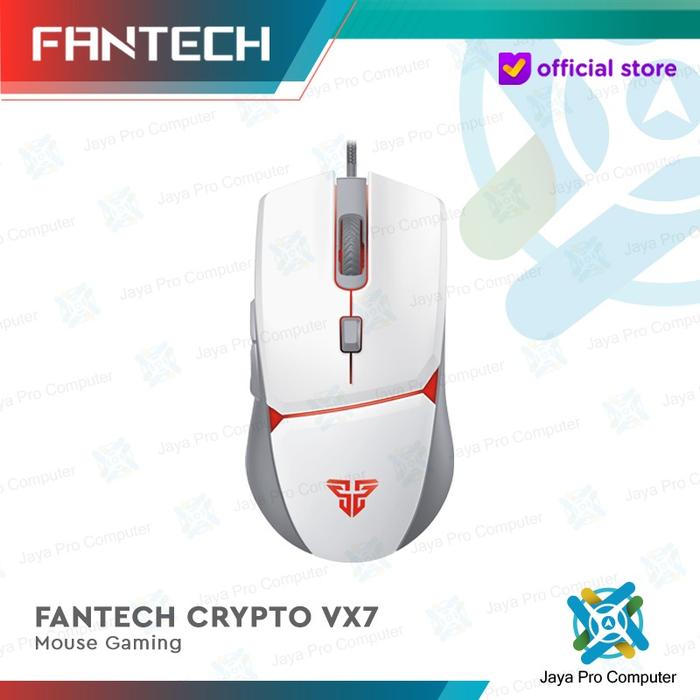 Gambar Mouse Gaming Fantech VX7 Crypto RGB - Macro Optical Mouse - Putih dari Jaya Pro Computer undefined Tokopedia