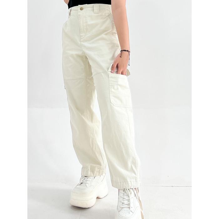 Gambar celana jogger denim - Celana Cargo Wanita - JOGGER B.WHITE , L dari hellobrandholic_ undefined Tokopedia