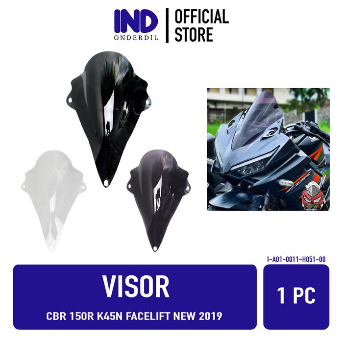 Gambar Visor CBR 150R K45G K45N K45R 2018-2023 New Facelift Windshield Winsil - CBR 2019 K45N, Smoke dari IND Onderdil undefined Tokopedia