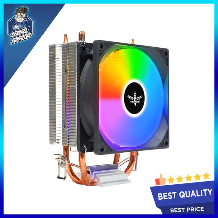 Gambar CPU COOLER NYK NEMESIS WINDRANGER F9 2 HEAT PIPE SINGLE FAN RGB 9CM dari bengkelkomputerptk undefined Tokopedia