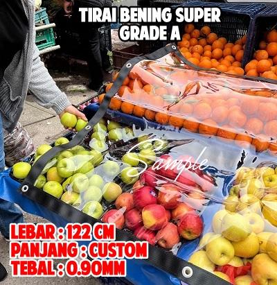 Gambar Tirai Plastik Bening Penahan Air Hujan / Krei PVC Outdoor Meteran - Riben, RING 4 SISI dari Classic Outdoor Store undefined 4 Tokopedia