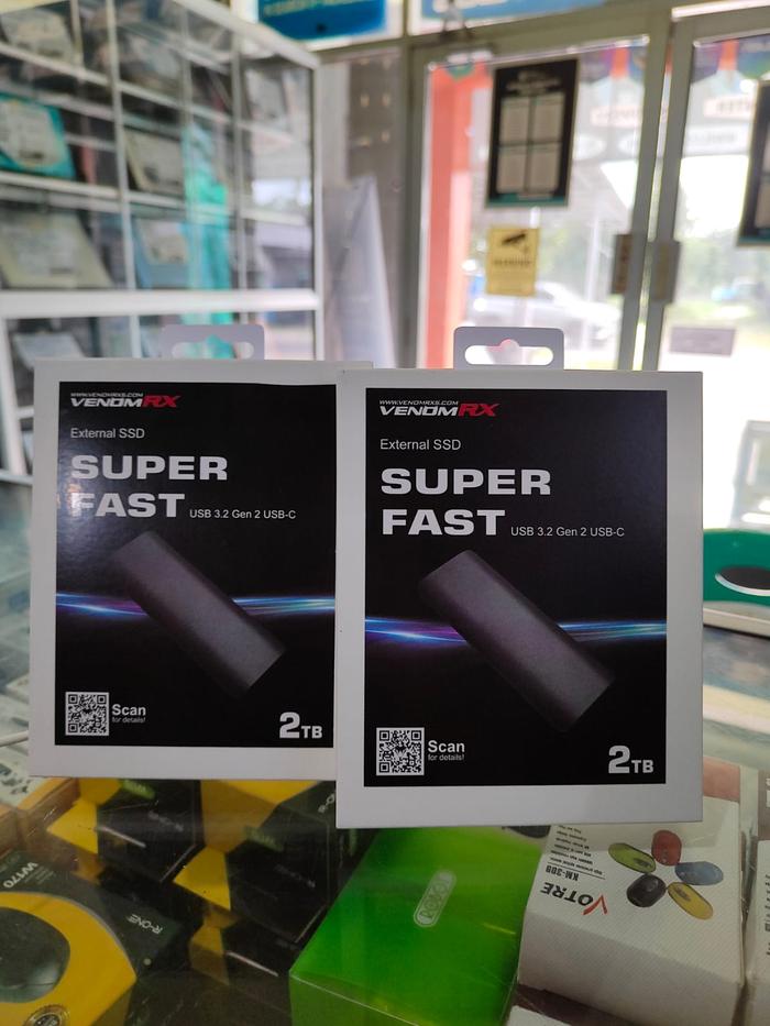 Gambar SSD External VenomRX Superfast 1TB-2TB Usb 3.2 Garansi Resmi 1 Tahun - 2TB dari Welcomp Techno Computer undefined Tokopedia