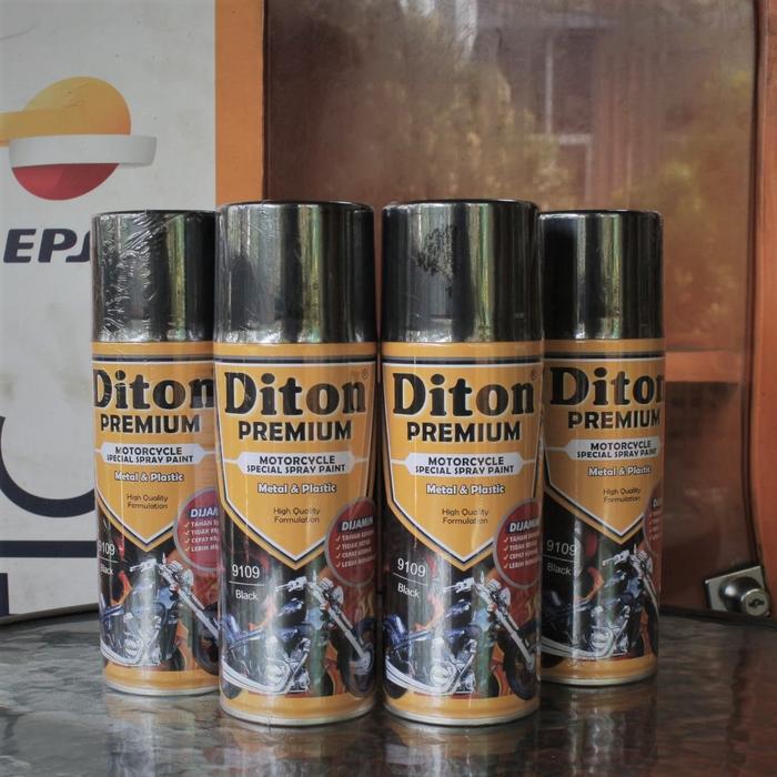 Gambar Pilok/Pilox Diton Premium Body Dan Velg Black Warna Hitam Cat Semprot - 9109  dari Surya Makmur Motor undefined Tokopedia