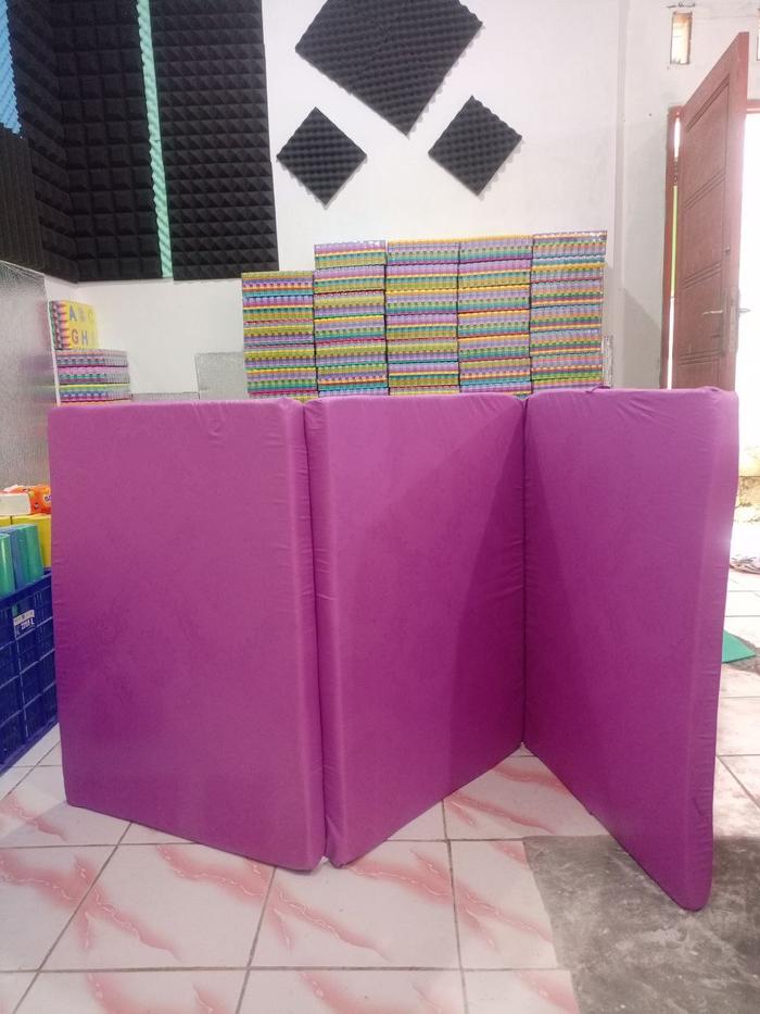 Gambar Kasur Lipat Lantai 5 cm x 80 cm x 180 cm Kasur Lantai - Pink dari RATALINDO FOAM undefined Tokopedia