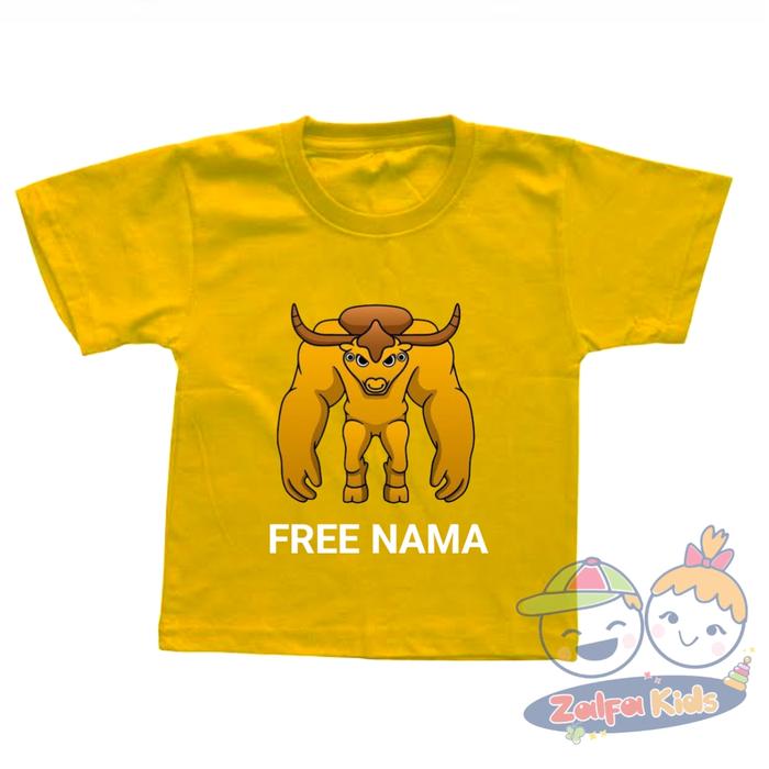 Gambar BAJU KAOS ANAK KARAKTER DOOM DOOM GARTEN OF BANBAN FREE NAMA - Kuning, L dari ZALFA KIDS APPAREL undefined Tokopedia