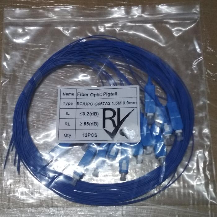 Gambar Pigtail SC/UPC - Biru dari Riv ID undefined Tokopedia