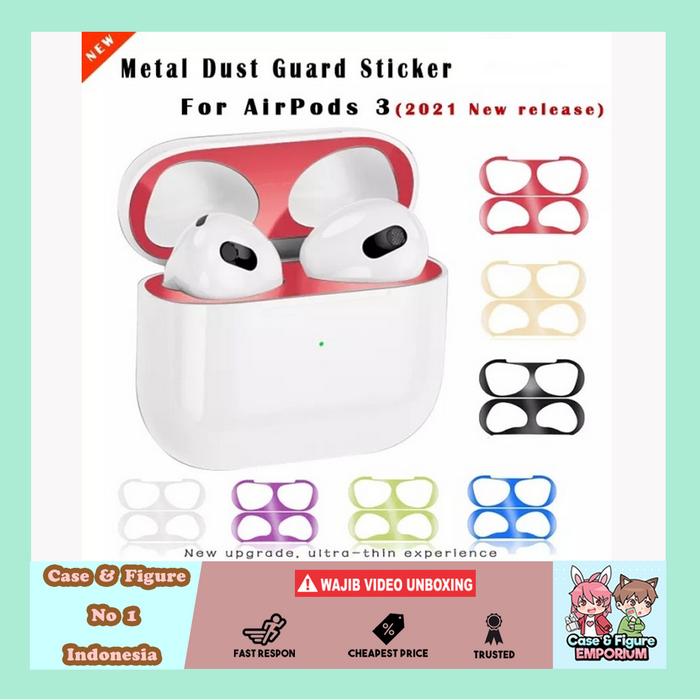 Gambar Airpods Stiker Pro Gen 1 2 3 Dust Guard Pelindung Metal Anti Debu - Airpods 3, RoseGold dari cnfemporium undefined Tokopedia