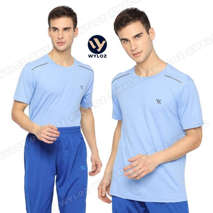 Gambar Baju Kaos Olahraga Jumbo Big Size Fit Cowok Pria Dewasa Wyloz Sports - Biru Muda, XXL dari Wyloz undefined Tokopedia