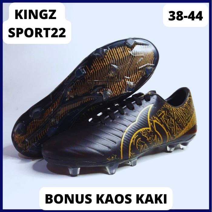 Gambar Ortuseight Sepatu Bola Inferno FG Premium Original BNIB Berkualitas IN - Hitam Gold, 42 dari Kingz Sport22 undefined Tokopedia