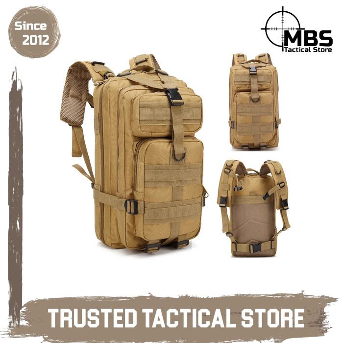 Gambar Tactical Bag Army 3P Assault Backpack Tas Taktikal - Tan dari MBS Tactical Store undefined Tokopedia