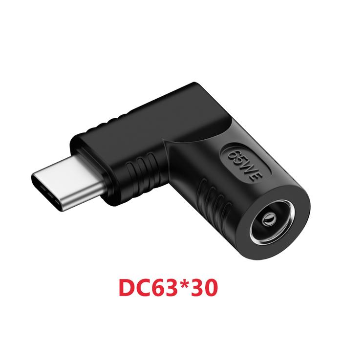 Gambar Konektor DC Female to USB Type C PD 65W Power Adapter Jack Plug Laptop - 6.3x3.0 dari AinWare undefined Tokopedia