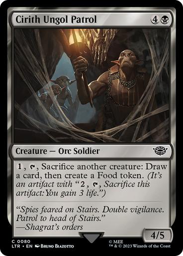 Gambar Cirith Ungol Patrol | C | MTG LTR - NON FOIL dari Carttu undefined Tokopedia