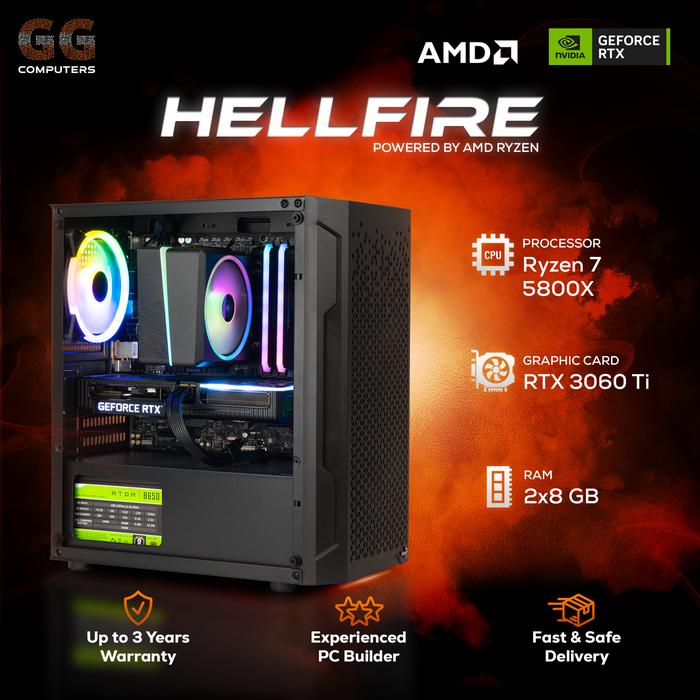 Komputer Rakitan 3060 Ryzen 3600 Gaming Pc 3600x 3060ti PC Gamer