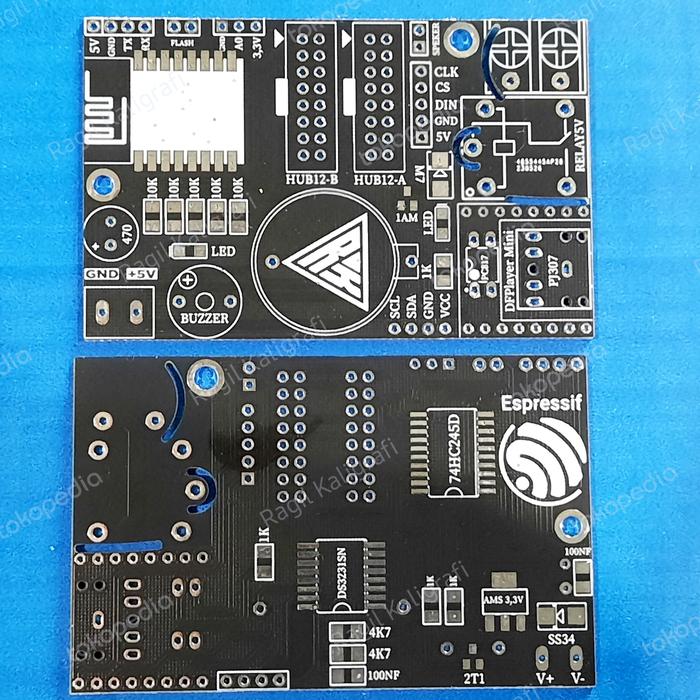 Gambar PCB JWS ESP 12F PCB JWS ESP8266 PCB JWS P10 SINGLE COLOR PCB JWS 2 HUB - MP3 dari Ragil kaligrafi undefined Tokopedia