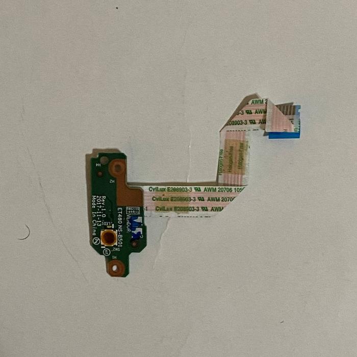 Carte du bouton d'alimentation SC10H11228 pour Lenovo Thinkpad T460s