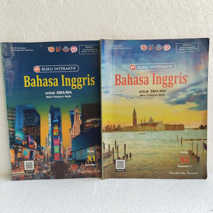 Jual PR BUKU INTERAKTIF Bahasa Inggris kelas 2 SMA/MA semester 1 & 2 ...