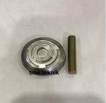 Gambar tactile alumunium dot,pemandu tunanetra guiding block blind road stud - motif 1 dari hargapass1 undefined Tokopedia