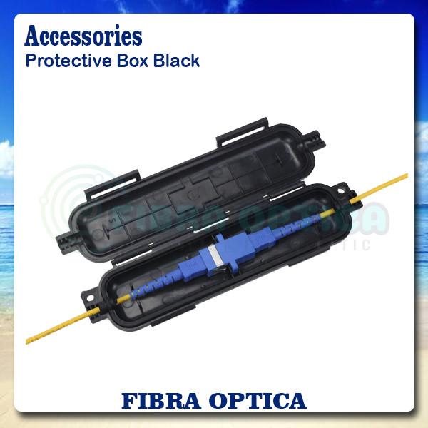 Gambar Fiber Optic Protection BOX SC Adapter |Waterproof Protective Box Black - Protection Box dari Fibra Optica undefined Tokopedia
